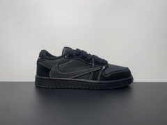 KIDs infantil Travis Scott x Jordan 1 Low Black Phantom - loja online