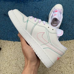 Air Jordan 1 Low White Green Pink - comprar online