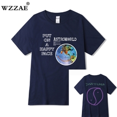 Travis Scott Lollapalooza Astroworld Smiley World Camiseta - comprar online