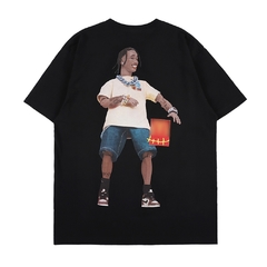 Camiseta Collors Travis Scott Boneco Action figure x Mc Donalds Collection HYPE