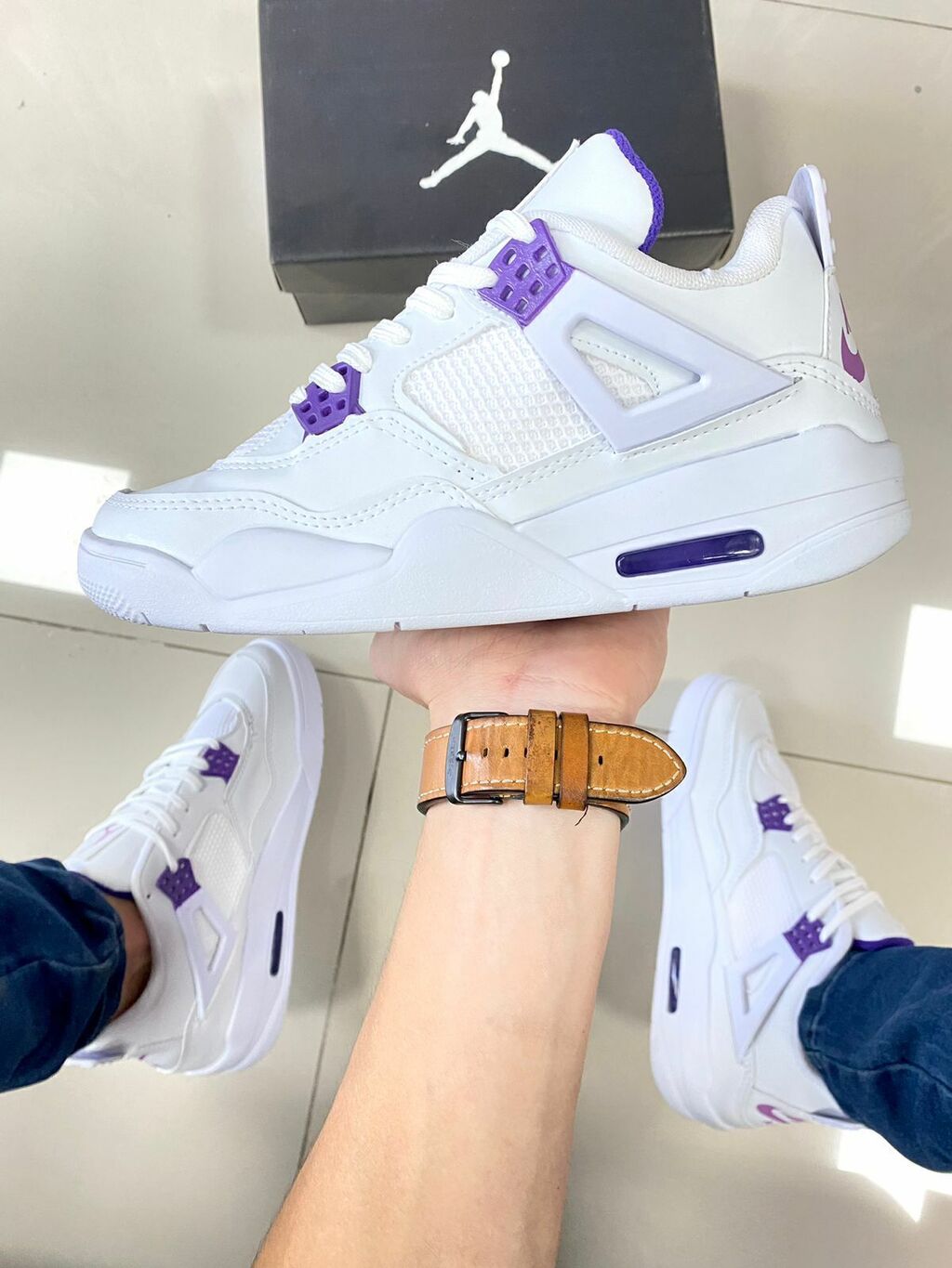 Jordan 2025 4 roxo