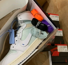 Air Jordan 1 White OFF WHITE na internet