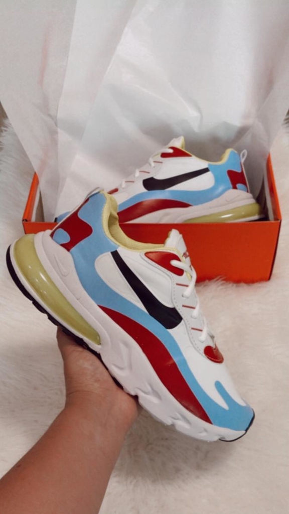 Air max 270 best sale branco e vermelho