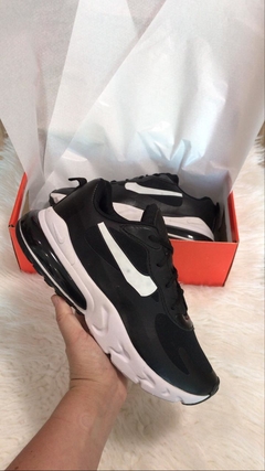 Air Max 270 React Branco Preto - comprar online