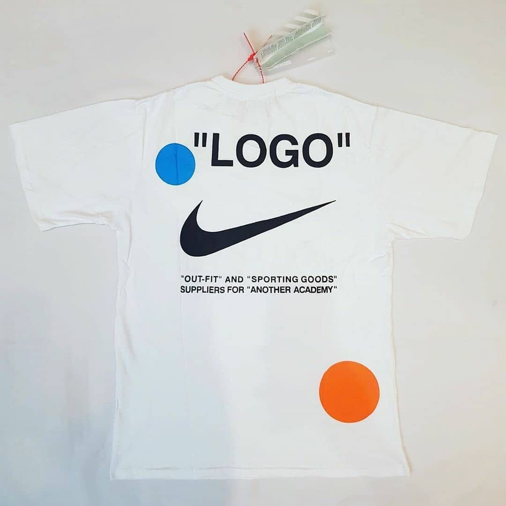 Camiseta NikeX Off-White Holanda 'LOGO' Branca