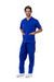 Pijama hospitalar unissex Azul Royal