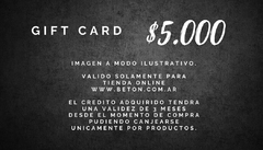 GIFT CARD $5.000 - comprar online