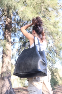 CARTERA TOTE TANDIL - Negra - comprar online