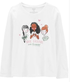 Camiseta Manga Longa Carter's "True Friends"