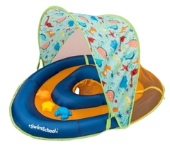 Boia Infantil Baby Boat Cobertura Retratil Rosa Swimschool "Azul" - comprar online