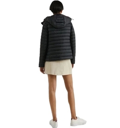 JAQUETA PUFFER TOMMY HILFIGER FEMININA FALL BASICS PRETO na internet