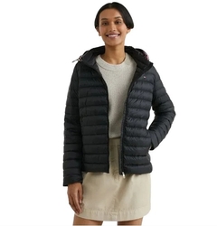 JAQUETA PUFFER TOMMY HILFIGER FEMININA FALL BASICS PRETO - comprar online