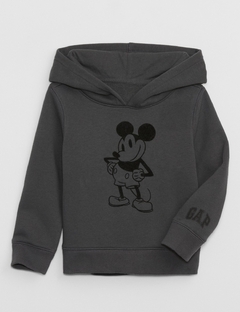 Moletom Gap Mickey Unissex "Cinza escuro"