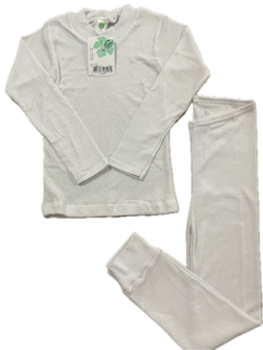 Conjunto Infantil Camiseta e Calça Malhas Lion "Branco"
