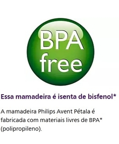 Mamadeira Petala Transparente Philips Avent 125ml 0M+ - comprar online