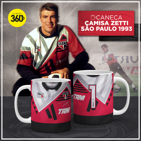 CANECA SÃO PAULO ZETTI 1993 - Comprar em Caneca 360