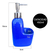 Dispenser De Detergente Con Esponja Ceramica Azul 450ml - comprar online