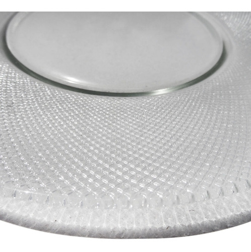 Set X 18 Platos Playos Hondos Postre Gema Vidrio Durax