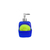 Dispenser De Detergente Con Esponja Ceramica Azul 450ml