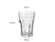 Set De 12 Vasos Facetado 400ml Vidrio Transparentes Durax - comprar online