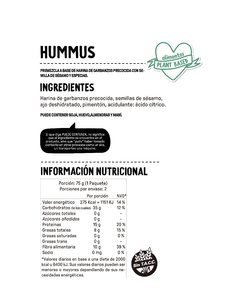 Hummus, Sin tacc - tienda online