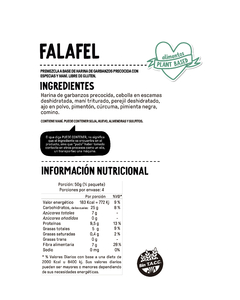 Falafel, Sin tacc - tienda online