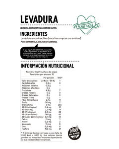 Refill Levadura Nutricional, Sin tacc - Molé Alimentos