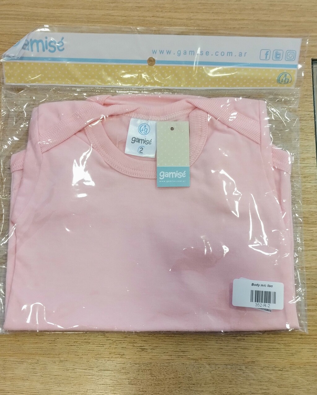 Body liso manga corta Gamise Seni Ropa Maternal