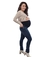 Jeans para Embarazo Recto Faja alta cruzada