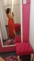 Vestido Largo Cruzado en Espalda de Lino - tienda online
