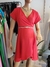 Vestido Cruzado Corto de Crepe - comprar online