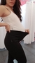 Pantalón Oxford Punto Roma para Embarazo y Post Parto - Seni Ropa Maternal