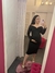 Vestido Cuello Bote Frunce para Embarazadas en internet