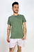 Camiseta algodão verde militar