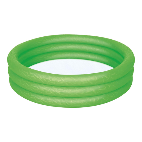 BESTWAY PISCINA INFLABLE 3 ANILLOS 51024 102X25 CM VERDE