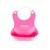 BABY INNOVATION BABERO DE SILICONA CON BOLSILLO CONTENEDOR ROSA - ART: 20