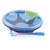 NUBY PLATO TERMICO CON VENTOSA Y CUCHARA - AZUL