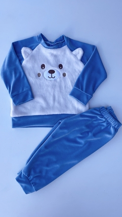 Pijama plush ursinho infantil - loja online