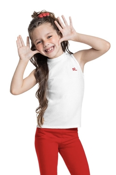 Blusa canelada infantil