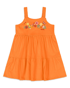 Vestido malha babados infantil - comprar online