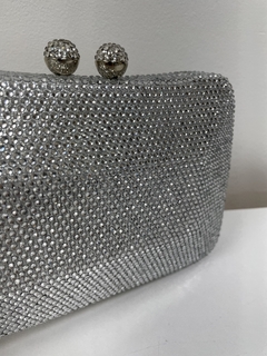 Clutch Marcele prata - loja online