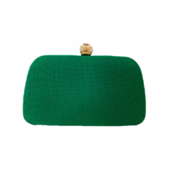 Bolsa Festa Clutch verde bandeira