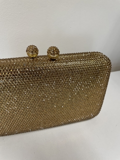 Bolsa de Festa Clutch Dourada - Clutch Me