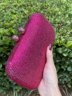 Bolsa Festa Clutch Pedrarias Pink na internet