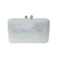 Bolsa Festa Clutch Strass Prata