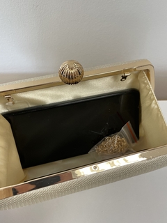 Clutch dourada clara - loja online