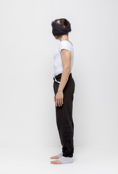 Calça Aquecimento Nina Tricot - Calça Tricot Cintura e Barra com Elástico Cor Preta - Loja do Bailarino