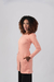 Jaleco Feminino Manguinha Princesa Slim (Salmon) - comprar online