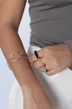 Bracelete duo oval mix - comprar online