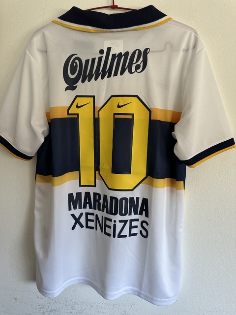 Camiseta Boca 1995 Maradona blanca